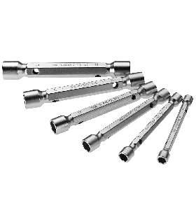 97.JE6 JUEGO 6 LLAVES TUBO DOBLES MM   FACOM