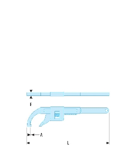 115A.50 LLAVE ESPOLONES CREMALLERA 50MM   FACOM