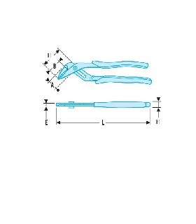 180 ALICATE MULTITOMA CROMADO 25CM   FACOM