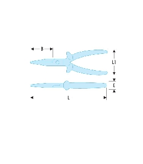 188.16AVSE ALICATE BOCAS PLANO AISLADO   FACOM