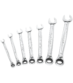 467R.J7 JUEGO DE 7 LLAVES MIXTAS C/TRINQUETE 8-19 FACOM