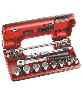 JL.DBOX501 COFRE VASOS 3/8 - 12C- 21 PIEZAS   FACOM