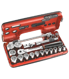 SL.DBOX500 JUEGO VASOS Y ACCESORIOS 1/2 +TRINQUETE   FACOM