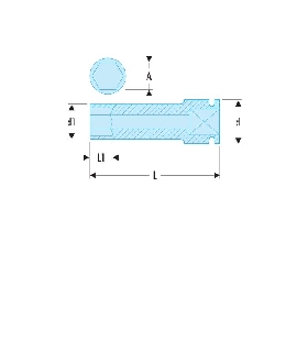 NS.8LA VASO 1/2 LARGO IMPACTO - 6C - 8 MM   FACOM