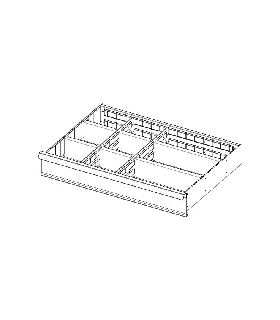 2930.C3 JUEGO 8 DIVISIONES PARA CAJON 125MM   FACOM