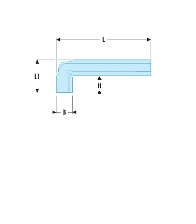 92A.4 LLAVE DE TUBO ACODADA 4MM   FACOM