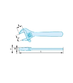 113A.6SR LLAVE INGLESA 150 ADF   FACOM