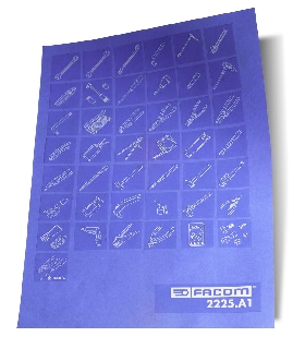 2225.A1 PLANCHA DE PICTOGRAMAS   FACOM