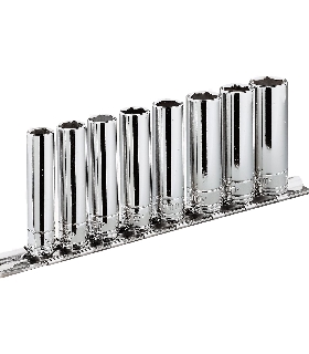 RB.40AU JUEGO 10 VASOS 1/4 - PULGADA EN RACK   FACOM