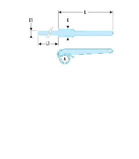 138A.17 LLAVE DE CORREA DE NAILON 2P   FACOM