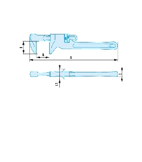 134A.8SR LLAVE DE CREMALLERA 240 ADF