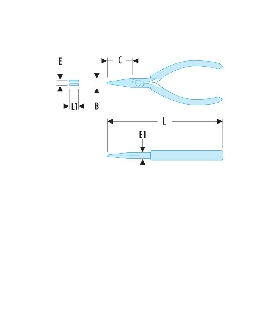 401 ALICATE MICRO A BOCAS PLANO   FACOM
