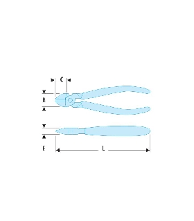 405.12 ALICATE MICRO CORTE   FACOM