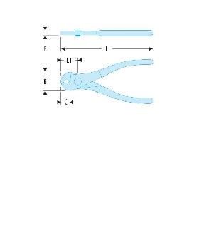 412B.10 CORTA CABLE DIAM.10MM - COB-ALU   FACOM