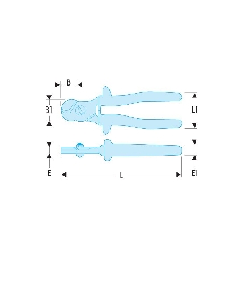 412.10AVSE CORTA CABLE 1000V COBRE-ALU 8MM   FACOM