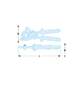414.45AVSE CORTA CABLE AISLADO CON TRINQUETE45MM   FACOM