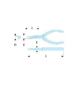 422.MT ALICATE BOCAS SEMI REDONDAS LARGO MT   FACOM