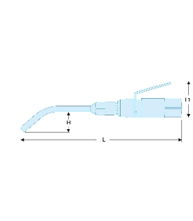 V.999A BOQUILLA ACODADA PARA PISTOLA AIRE COMP   FACOM