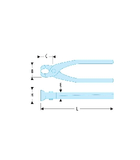 495A.20EL TENAZAS TIPO RUSO 20CM   FACOM