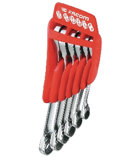 65.JP6 JUEGO 6 LLAVES 12C - TRINQUETE 15GR MM   FACOM