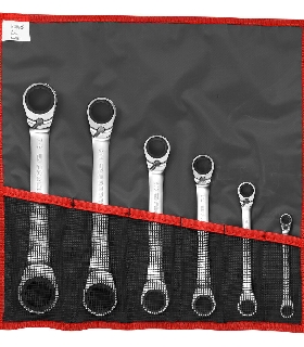 65.JU6T JUEGO 6 LLAVES 12C - TRINQUETE 15GR PULG   FACOM