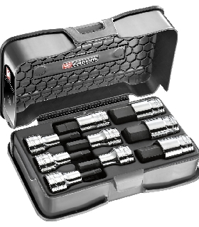 STM.J9A JGO VASOS 1/2" DESTORNIL HEX 5-19 MM FACOM