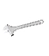 92C LLAVE INGLESA AJUSTABLE MOL. LATERAL CROMADA 8" BAHCO