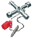 001103 LLAVE PARA ARMARIO DE DISTRIBU (Gas, Agua y Electricidad)N KNIPEX