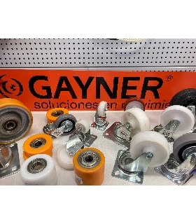 33-94/06-FD BIPG3 060 PCL3-FD ROTANTE INOX GIRT D.063 CAUCHO CON FRENO GAYNER