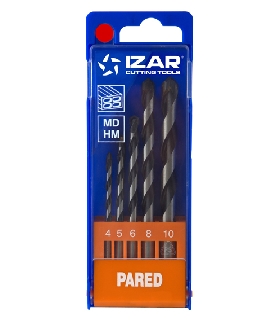 30215 JUEGO BROCAS PARED 5-UDS. - 1485 - 4-10 (1880) IZAR