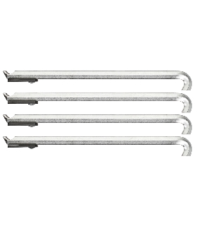 JUEGO DE 4 GANCHOS EXTRACTORES 178 MM C. DISTANCIADORES 8012160 GEDORE