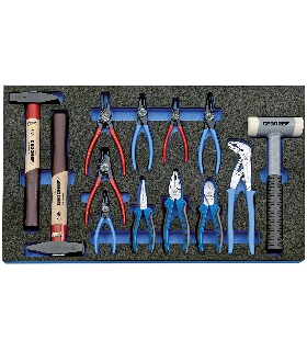 SURTIDO DE HERRAMIENTA EN MODULO CT 4/4, 13 PZS 2016303 GEDORE