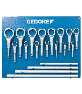 JUEGO DE LLAVES POLIGONALES 19 PZAS 24-85 MM 6049250 GEDORE