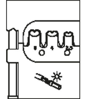 MODULO DE INSERCION PARA MULTI CONTACT MC4 2078104 GEDORE