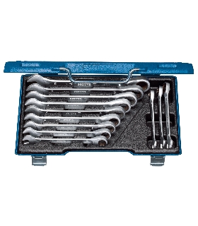 JUEGO DE LLAVES COMBINADAS DE CARRACA 12 PZAS 8-19 MM 2297442 GEDORE