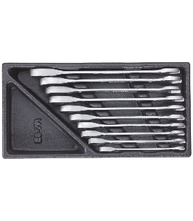 JUEGO DE LLAVES COMBINADAS DE CARRACA EN MODULO ES 1/3 2305429 GEDORE