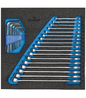JUEGO DE LLAVES COMBINADAS EN MODULO CT 2/3 2308878 GEDORE