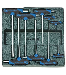 JUEGO DE LLAVES ALLEN CON MANGO 1543474 GEDORE