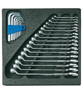 JUEGO DE LLAVES COMBINADAS EN MODULO ES 2/3 6612280 GEDORE