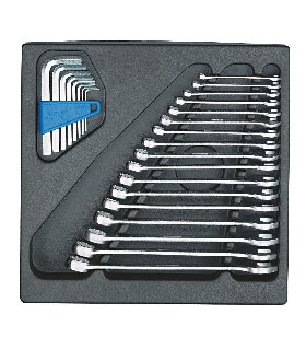 JUEGO DE LLAVES COMBINADAS EN MODULO ES 2/3 6612520 GEDORE