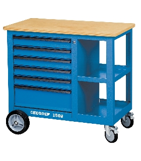BANCO DE TRABAJO MOVIL CON TORNILLO DE BANCO 6620620 GEDORE