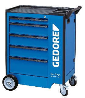 CARRO PORTA-HERRAMIENTAS CON 5 CAJONES 1640763 GEDORE