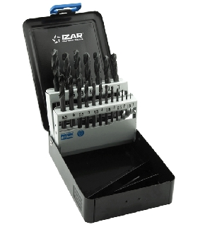 11935 JUEGO BROCAS DIN1897N 19-UDS. - 1476 - 1-10X0,50 HSS  (1050) IZAR