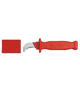 CUCHILLO PELACABLES VDE, HOJA CURVA 6698490 GEDORE