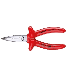 ALICATE BOCA SEMIREDONDA VDE CON AISLAMIENTO DE INMERSION 200 MM 6721810 GEDORE
