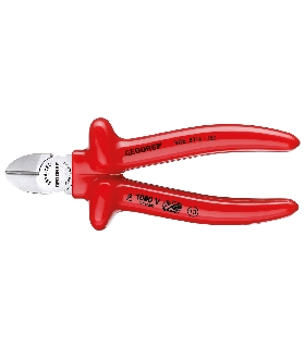 ALICATE DE CORTE DIAGONAL VDE CON AISLAMIENTO DE INMERSION 140 MM 6743540 GEDORE