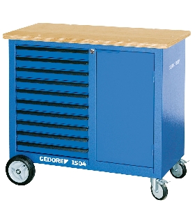 BANCO DE TRABAJO MOVIL CON 10 CAJONES 1814915 GEDORE