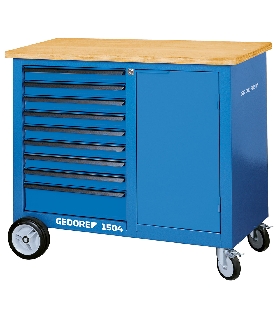 BANCO DE TRABAJO MOVIL CON 9 CAJONES 1814923 GEDORE