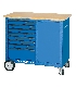 BANCO DE TRABAJO MOVIL CON 8 CAJONES 1814931 GEDORE
