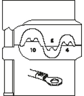 MODULO DE INSERCION PARA TERMINALES DE CABLE SIN AISLAMIENTO 4/6/10 1830570 GEDO